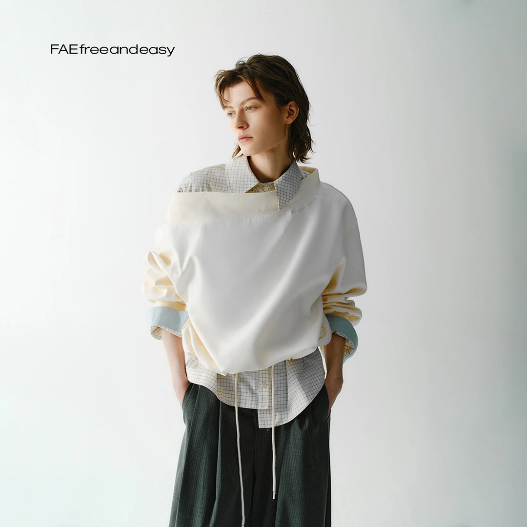 ZLHK【FAE】freeandeasy 不必拘束 一字斜肩都可以卫衣 K52004