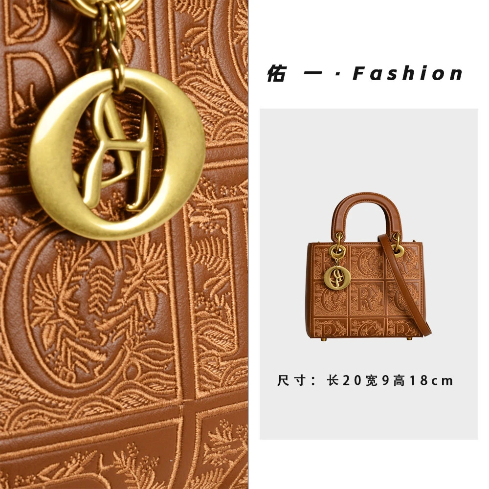 【工厂直发】GQ-1849-复古棕女包时尚