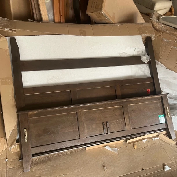 床头床尾橡木150用瑕疵无售后木工5866