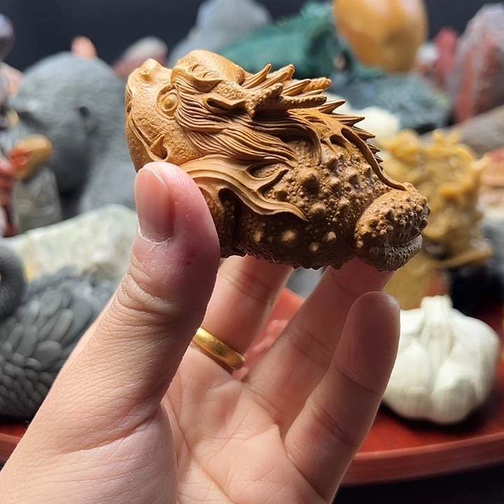 东北石松花石摆件