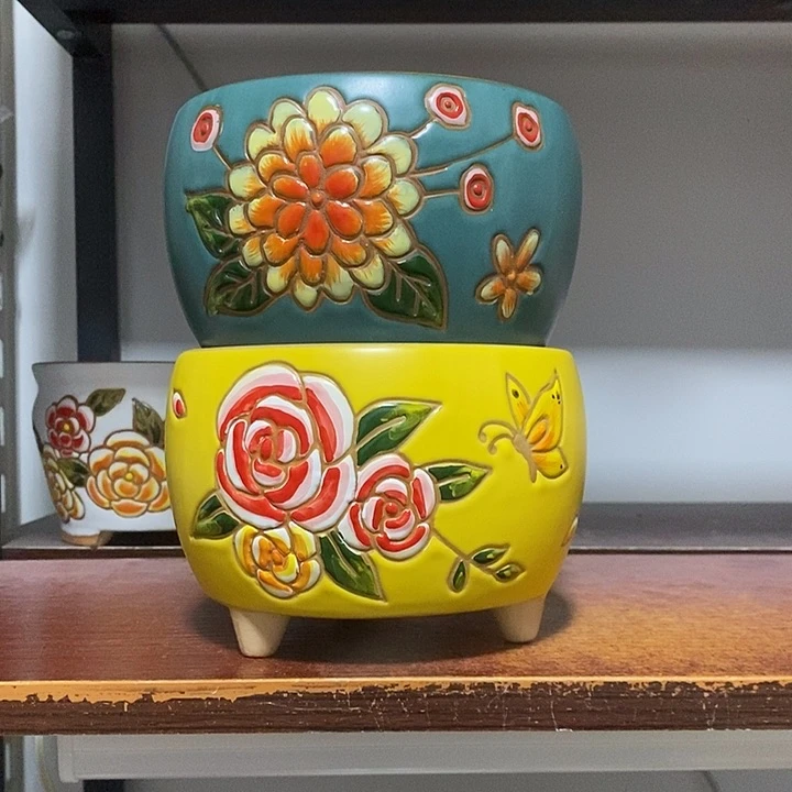 韩式多肉植物花盆