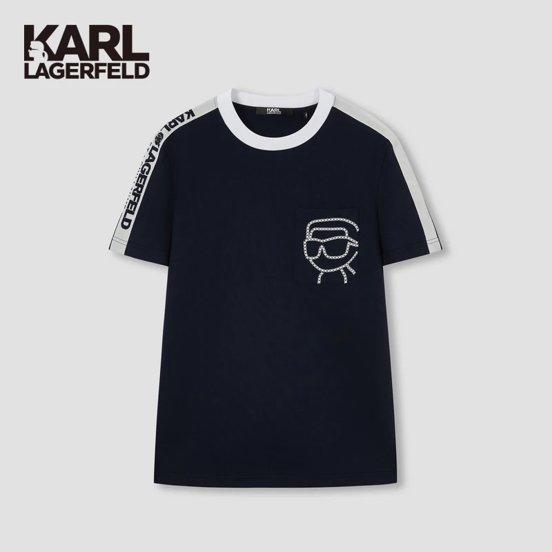 【臻享男装】KARLLAGERFELD卡尔拉格斐T恤短袖男士T恤衣服P22Z1759商品图
