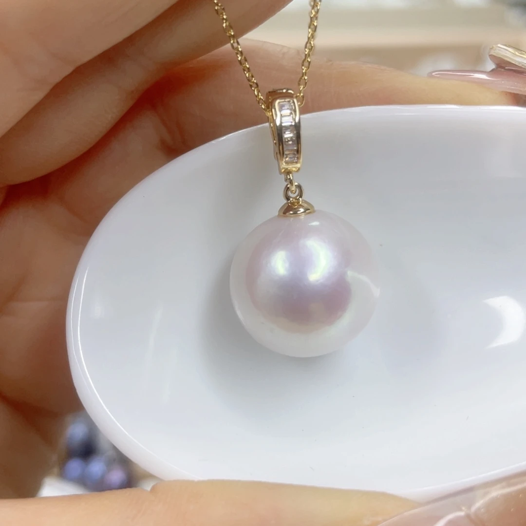 淡水珍珠未镶嵌吊坠(赠链)