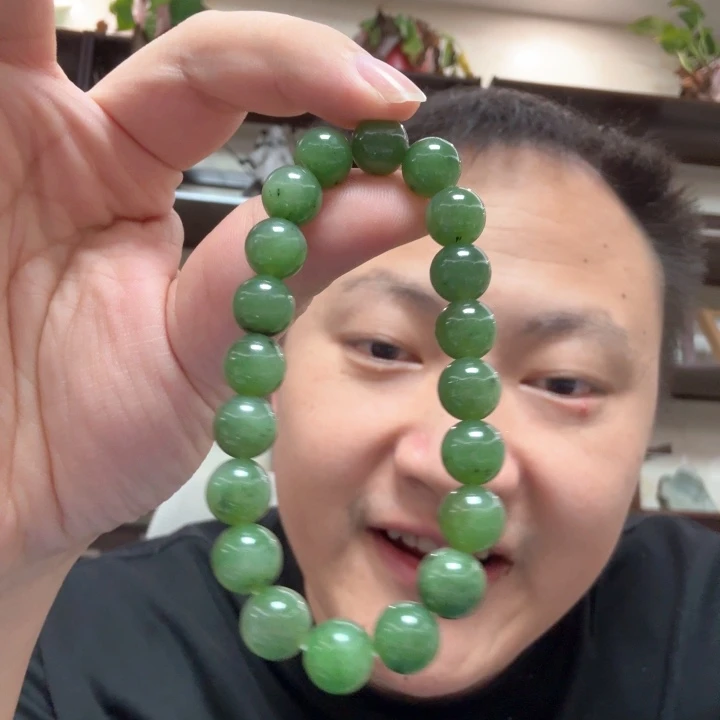 和田玉未镶嵌手链新疆和田玉碧玉