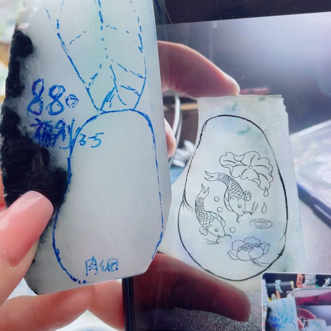 定制翡翠未镶嵌（纯天然缅甸A货翡翠）