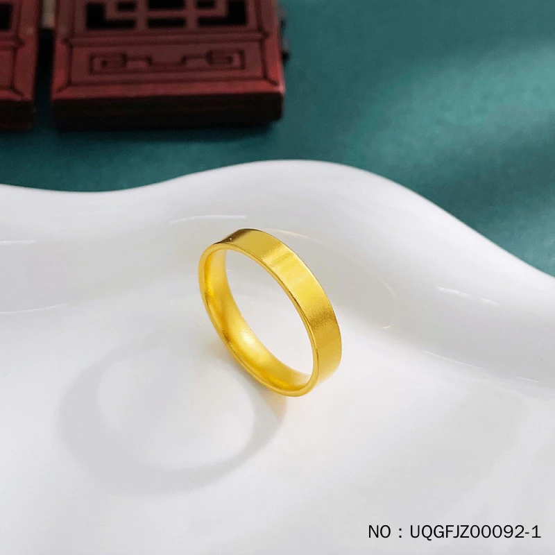 足金999古法光圈戒指