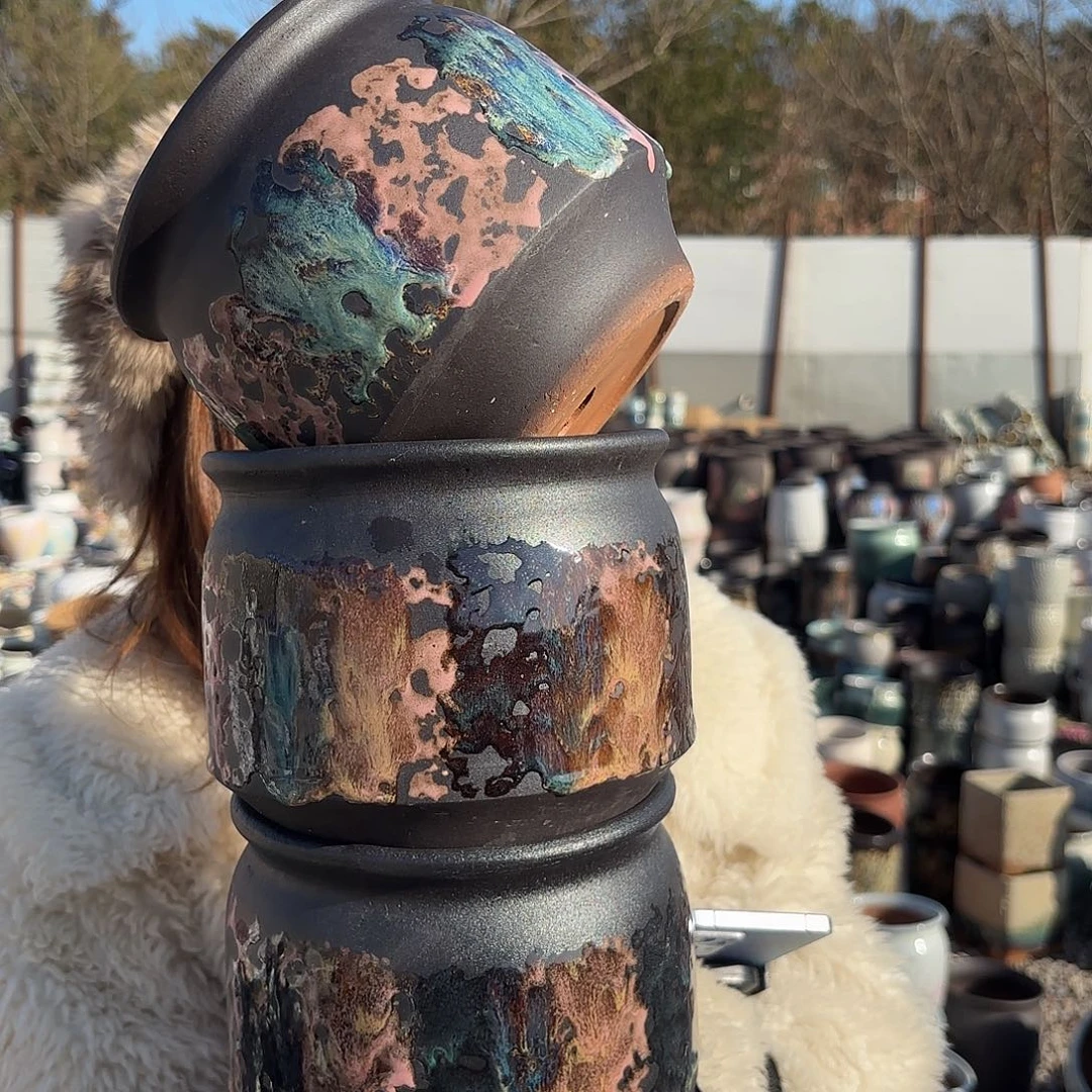 口15高15三个油画