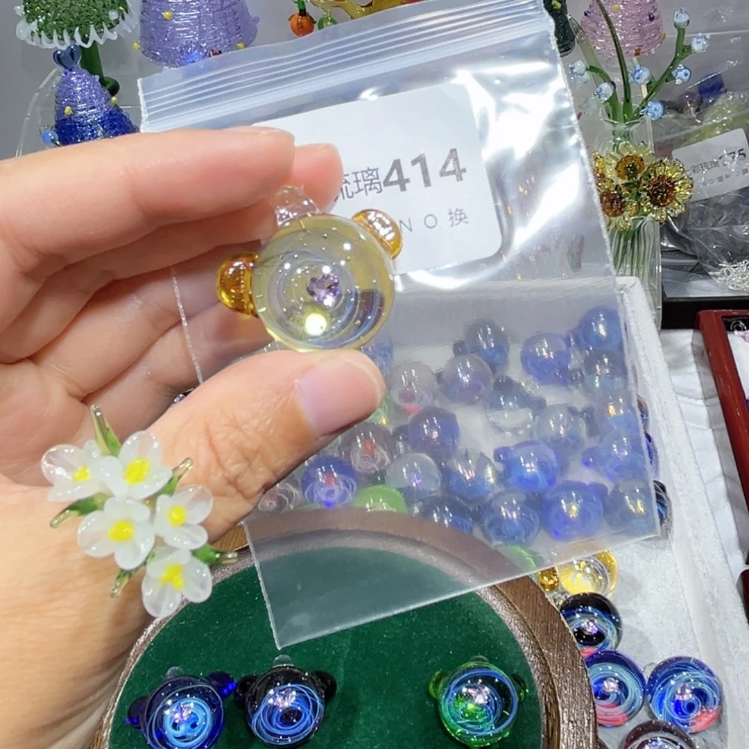 王***戒琉璃吊坠（不含链）414星空球一个