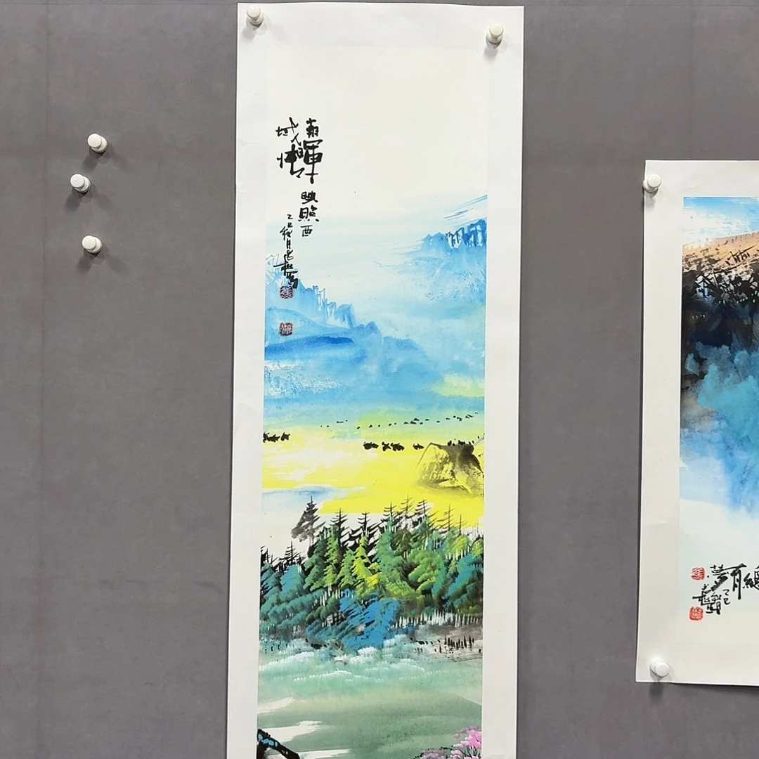 国画亲笔手绘放心去藏