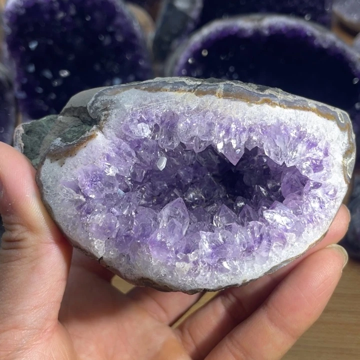 紫晶钱袋子未镶嵌