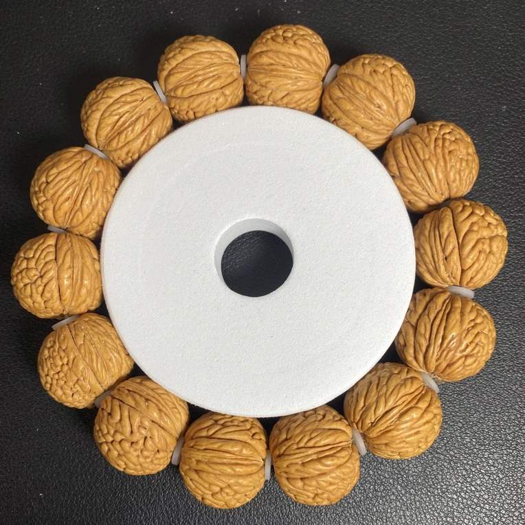 桃核手串21-24mm龙鳞王柳叶脑纹矮桩野生桃核打底颗颗沉水