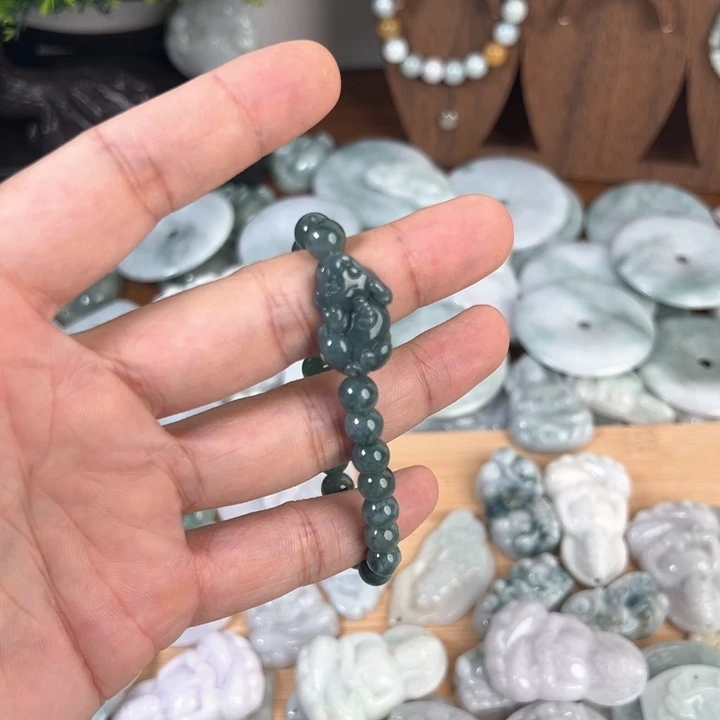 颈饰未镶嵌翡翠天然A货翡翠094