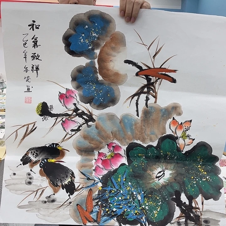 国画手绘国画作品