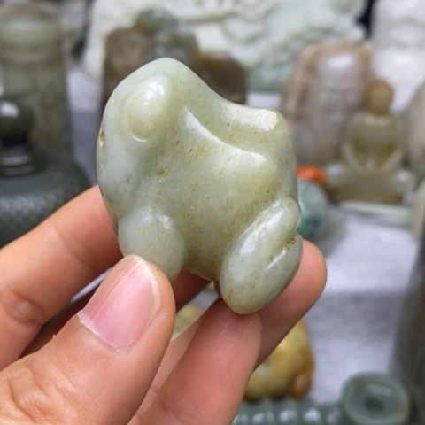 和田玉挂件把件摆件未镶嵌徐*凤