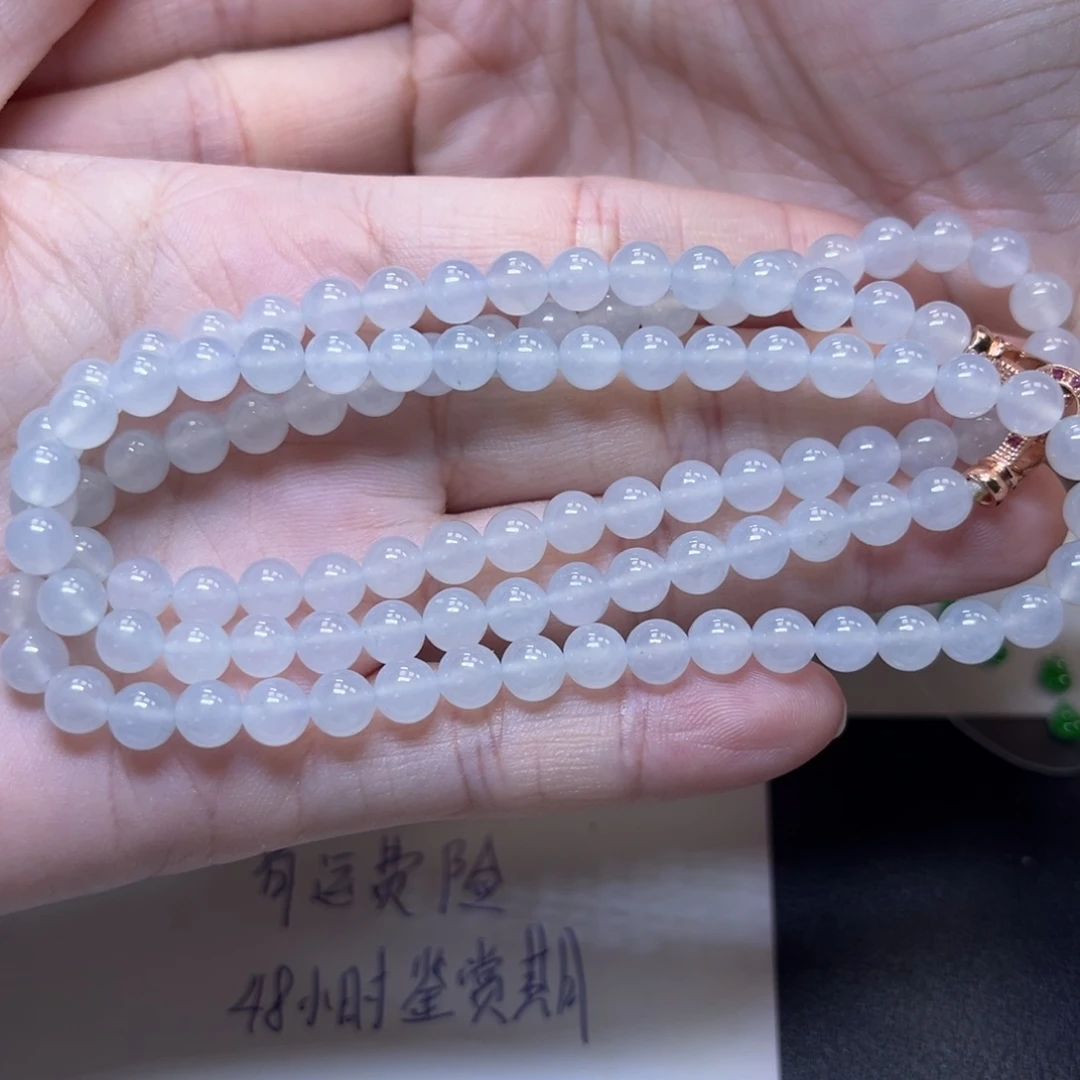 翡翠未镶嵌颈饰缅甸翡翠卡5.6
