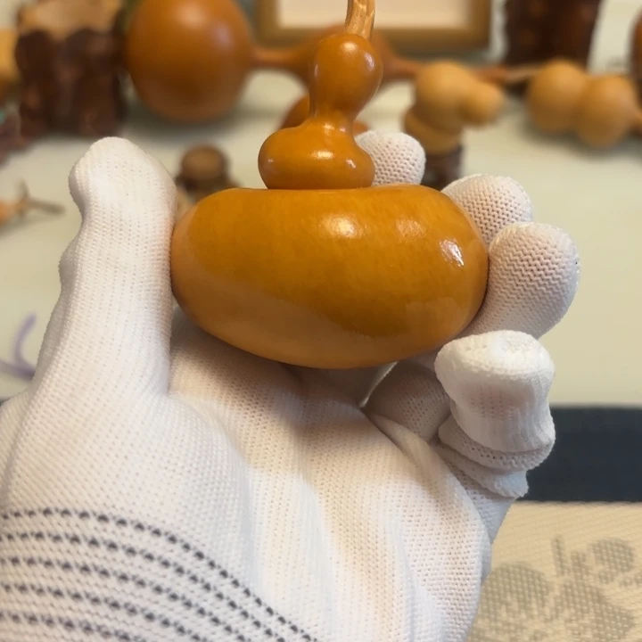 彩****天然手捻老皮葫芦