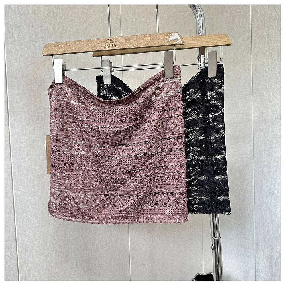 Q130  夏季新款女士时尚百搭镂空包臀半裙屁帘