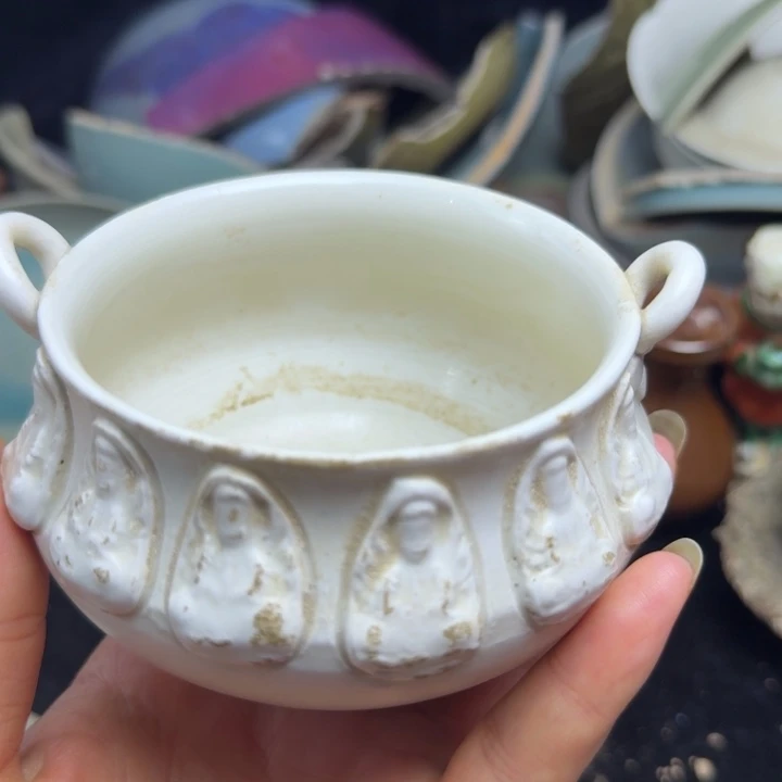 曹***刚定窑水器白釉全品