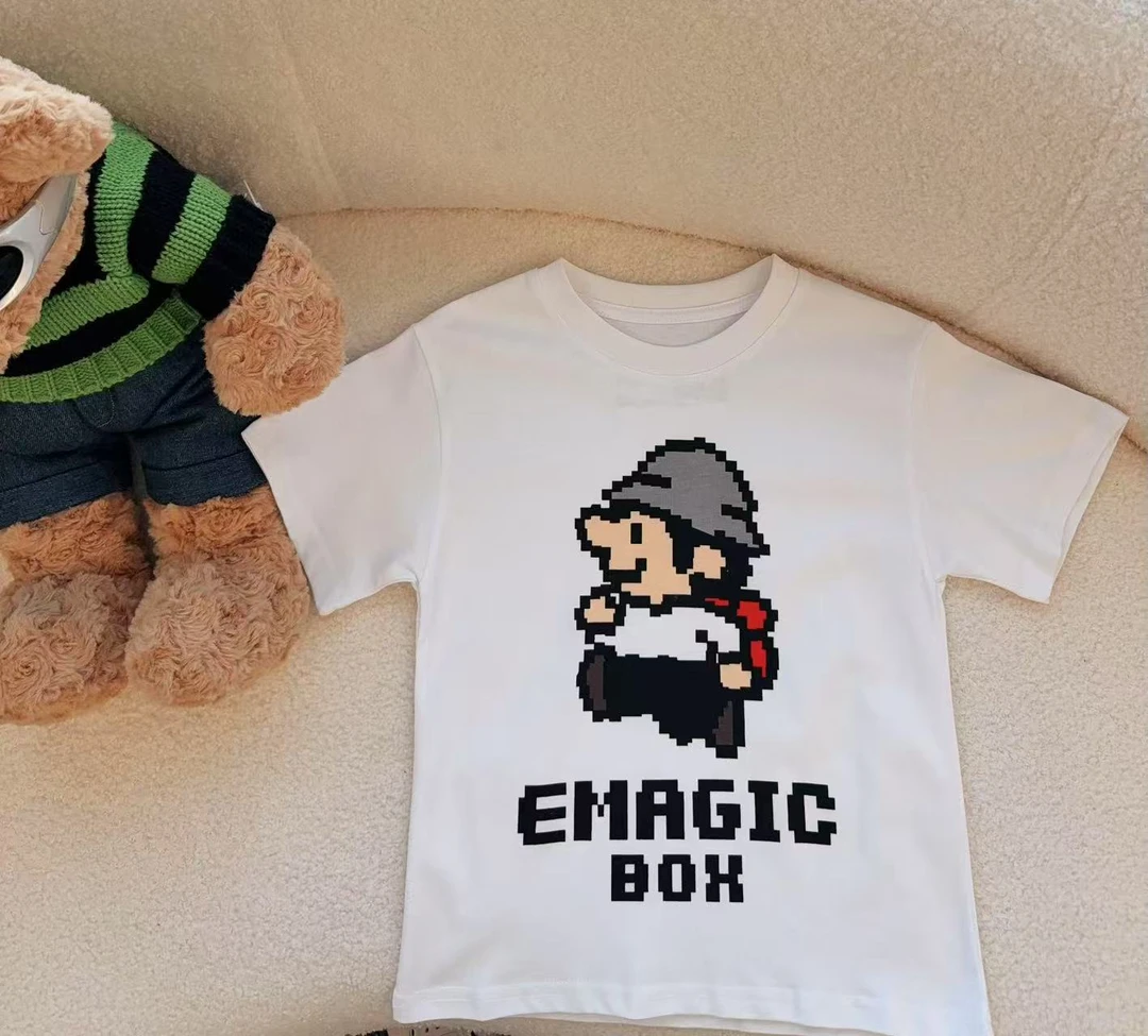 亿洋童装定制”马里小乐高"儿童夏季限量款短袖C6008