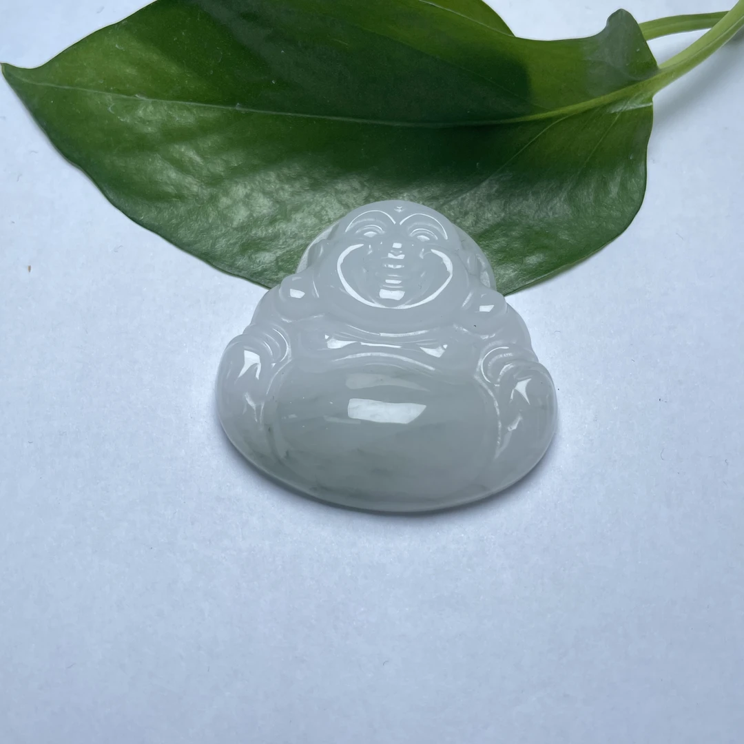 高端珠宝精选 飘绿正装大佛公YY1278 多样性发其一 石英岩玉