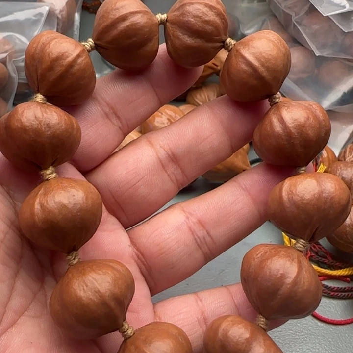 快***片橄榄核手串橄榄核原皮铁核