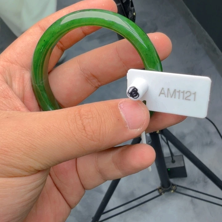 和田玉（碧玉）手镯未镶嵌55