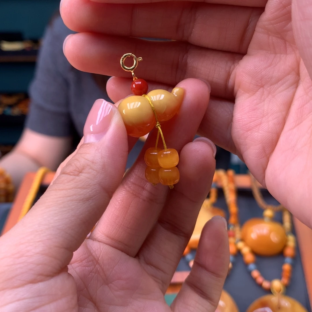 蜜蜡未镶嵌吊坠(不含链)天然