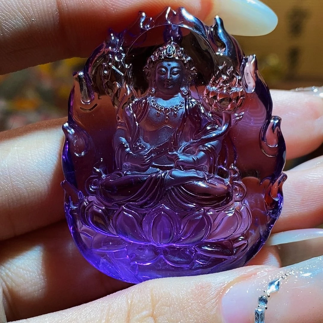 颈饰未镶嵌水晶吊墜