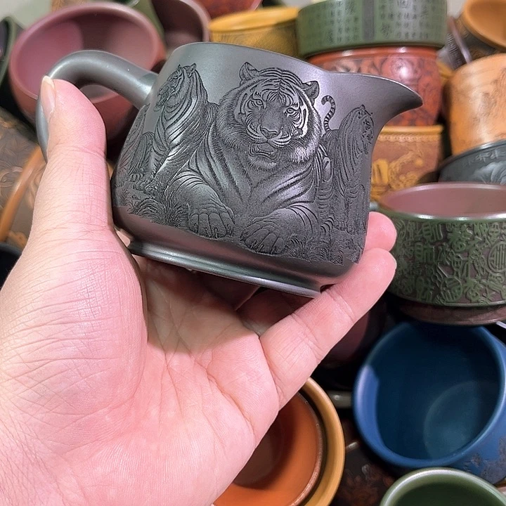 茶杯紫砂全手工紫砂主人杯