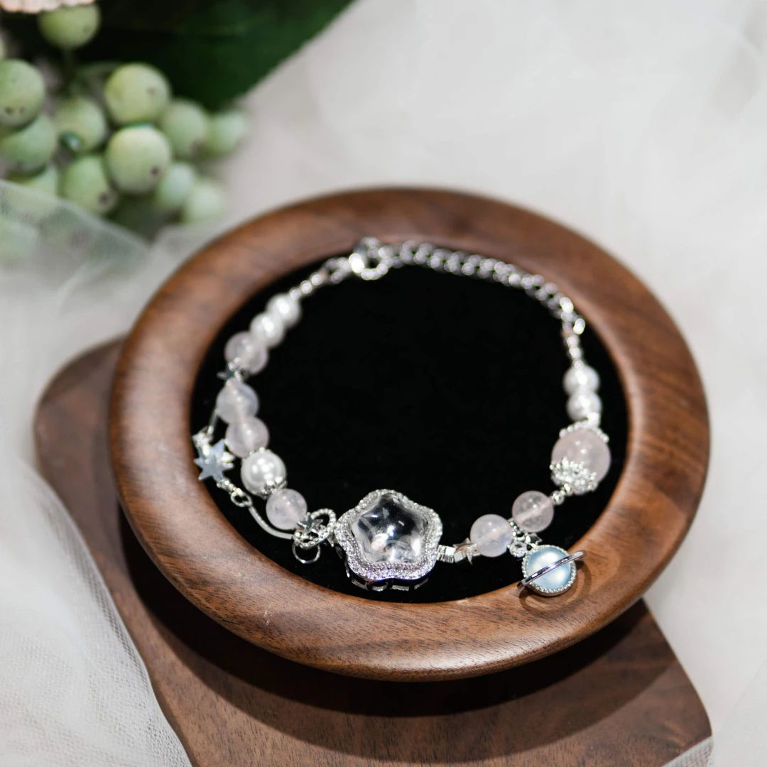 【白水星星手机挂】满满家原创水晶手机挂多样性发货 发其一