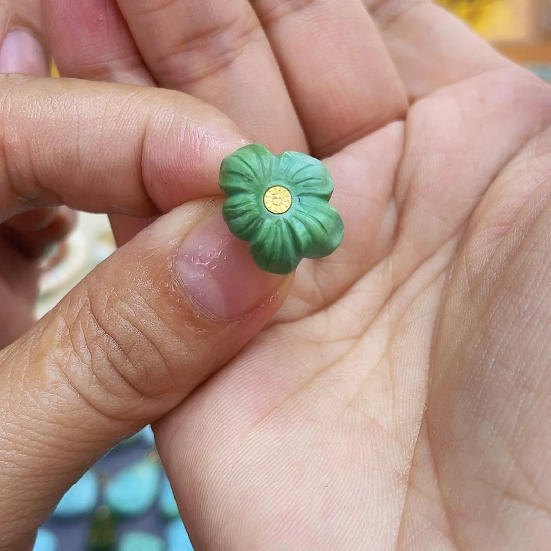 绿松石未镶嵌吊坠(不含链)