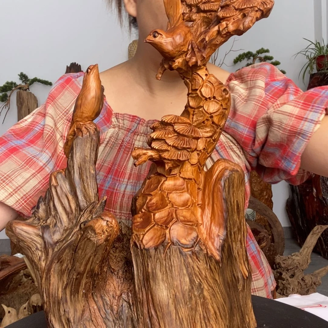 香榧木随行摆件工艺品摆件家居