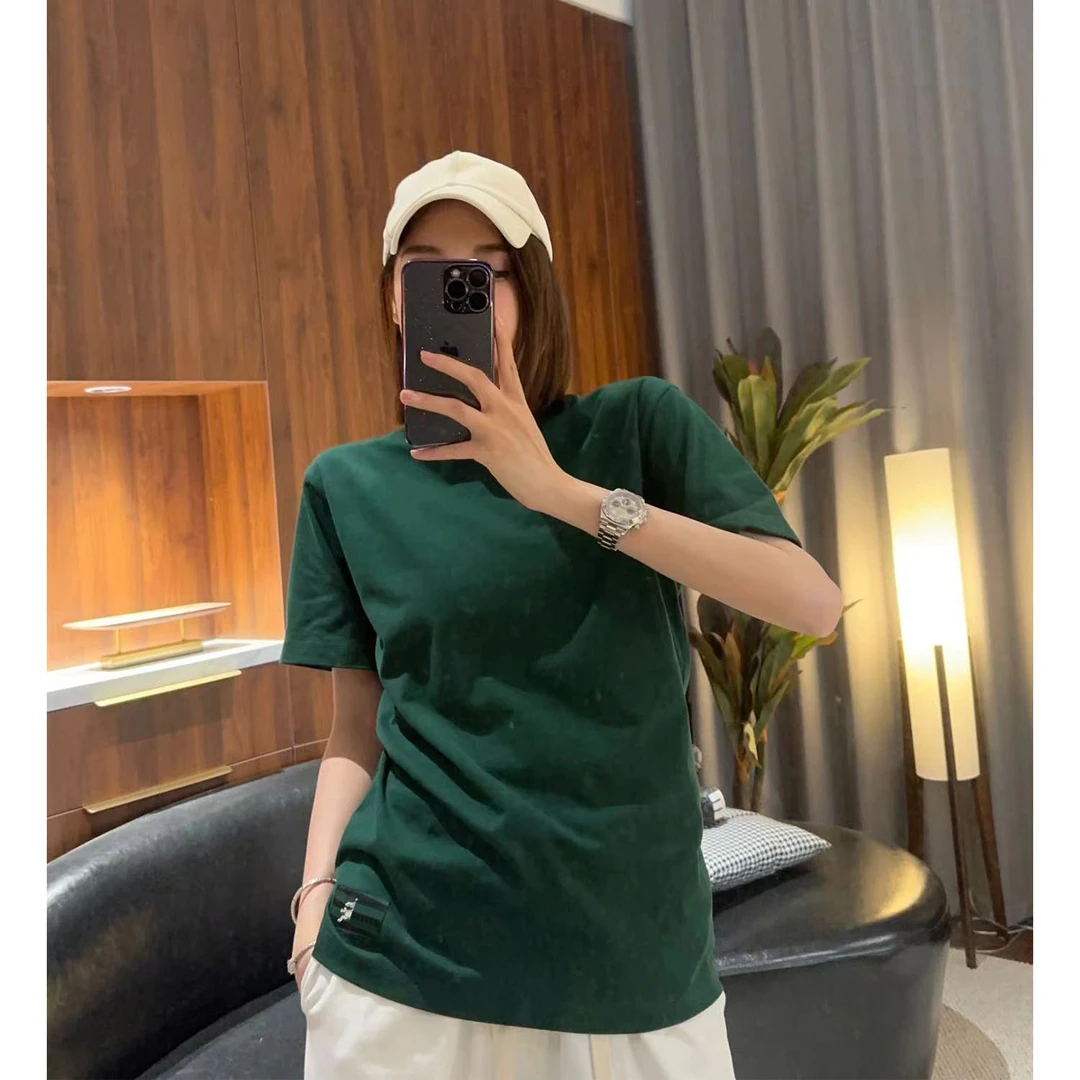 林肉肉【战马小标短袖】Qp圆领纯色TXSS42100