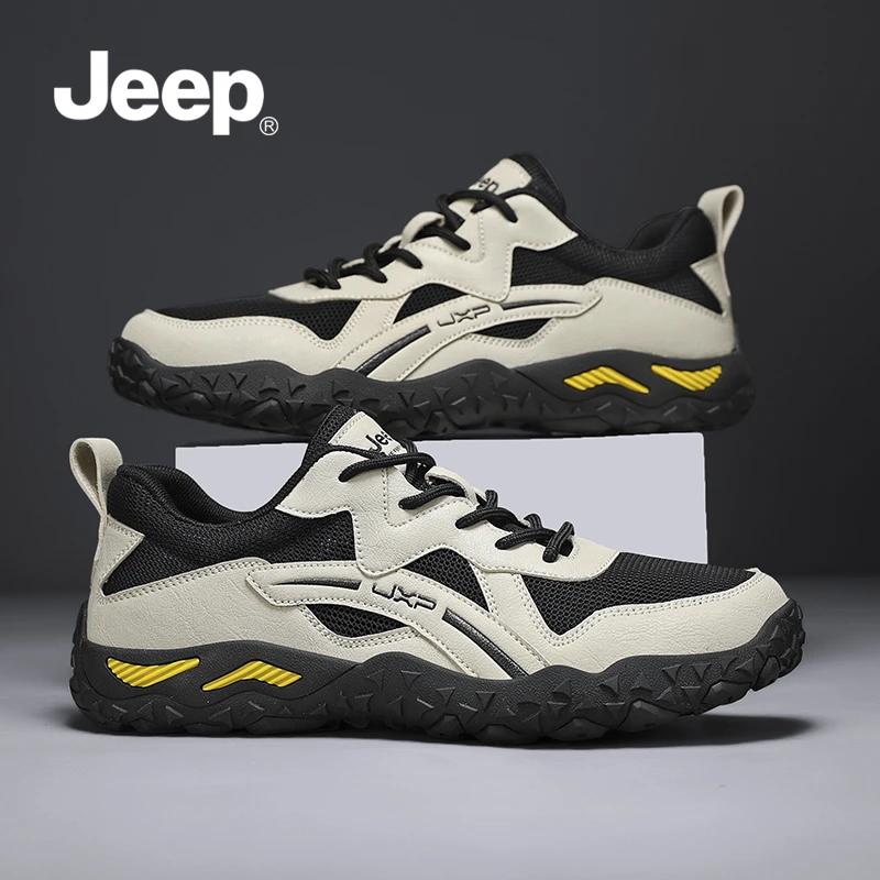 JEEP吉普男鞋冬季运动鞋男款2025新款百搭徒步鞋男士户外登山鞋子