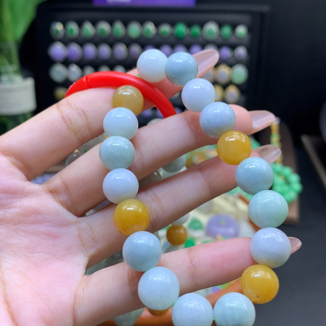 翡翠未镶嵌颈饰天然