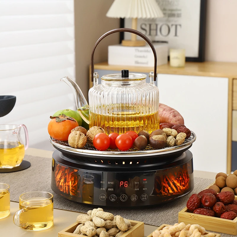 戈米智能数显炭火围炉烧烤煮茶电陶炉【终身质保一年换新】围炉煮茶