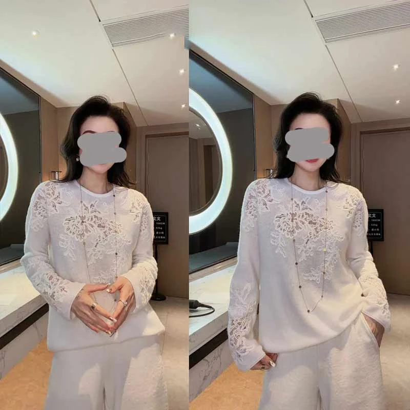 【满天花语】高级感气质时尚优雅女装T恤衫2025秋冬新款新中式上衣