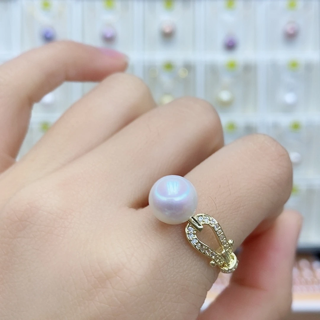 颈饰合金淡水珍珠