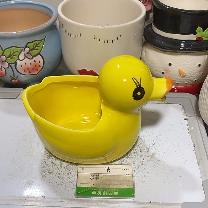 紫砂花盆多肉植物盆瑕疵有孔
