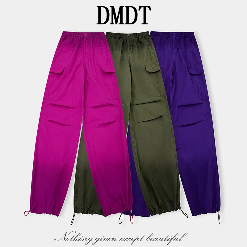 【DMDT潮牌】2025新品 “日光岛屿”松紧腰显瘦显腿长休闲裤A1854