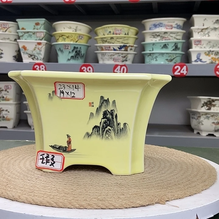 紫砂宜兴紫砂花盆