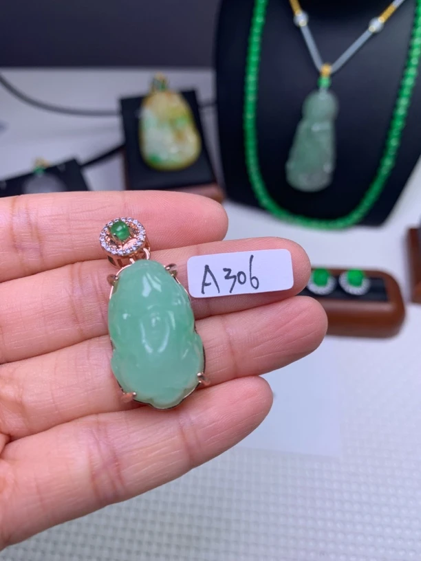 A306冰底细糯底百搭吊坠