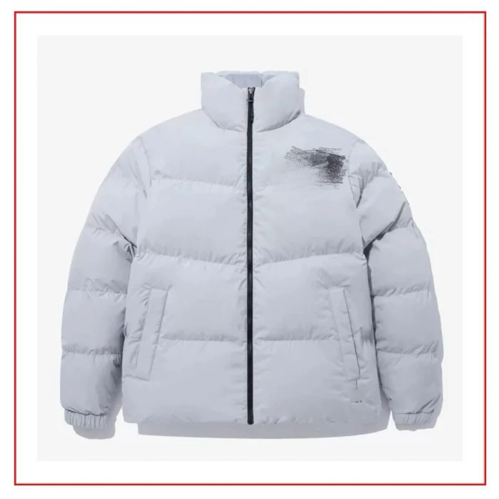 3137男女同款 短款刺绣休闲立领 羽绒服