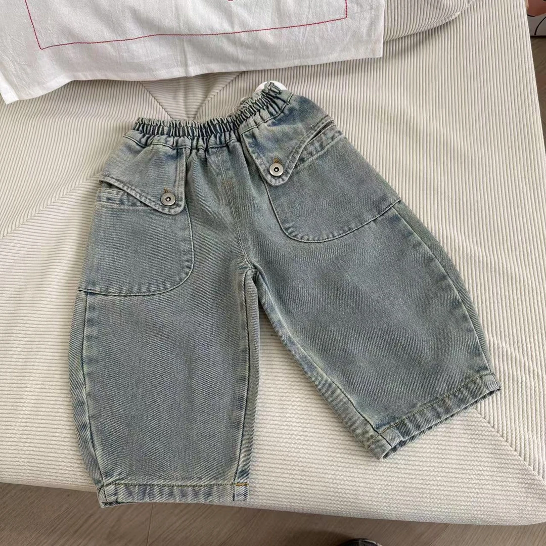 HM131-儿童春季男童韩版牛仔牛仔裤中小童百搭裤子