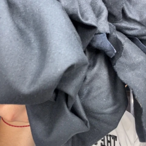 无纺布明*五米黑色柞蚕丝布料