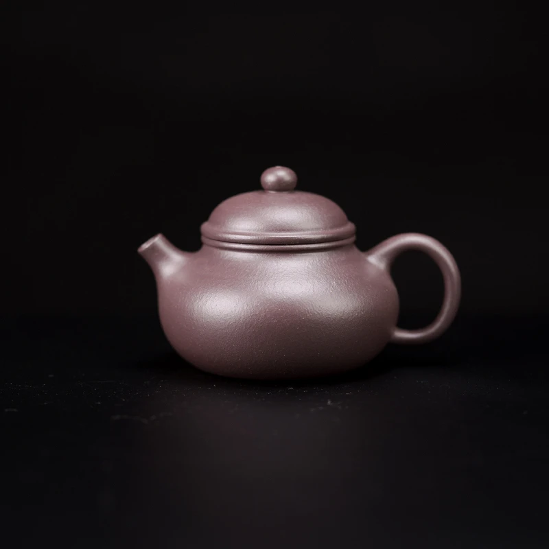 【容天】原矿天青泥 160cc 手工制作 内推孔 宜兴紫砂壶