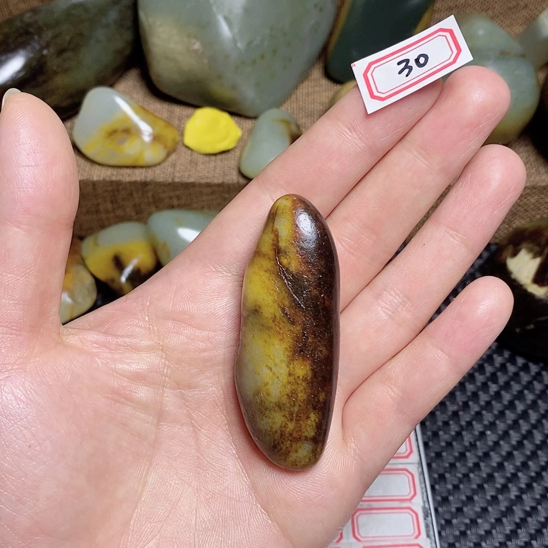 未镶嵌和田玉挂件无***浪30