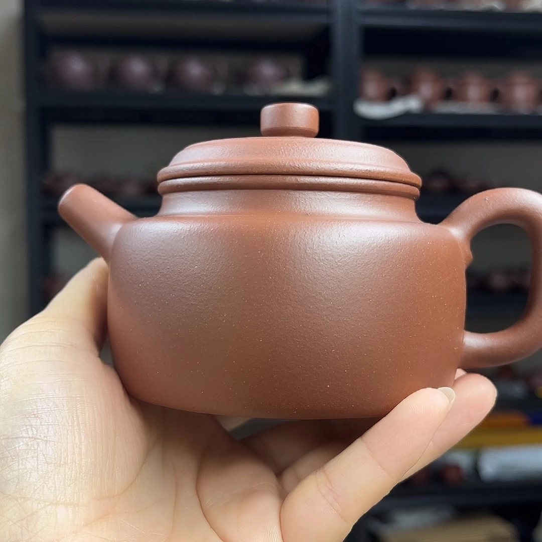 德钟壶210cc紫泥壶微瑕