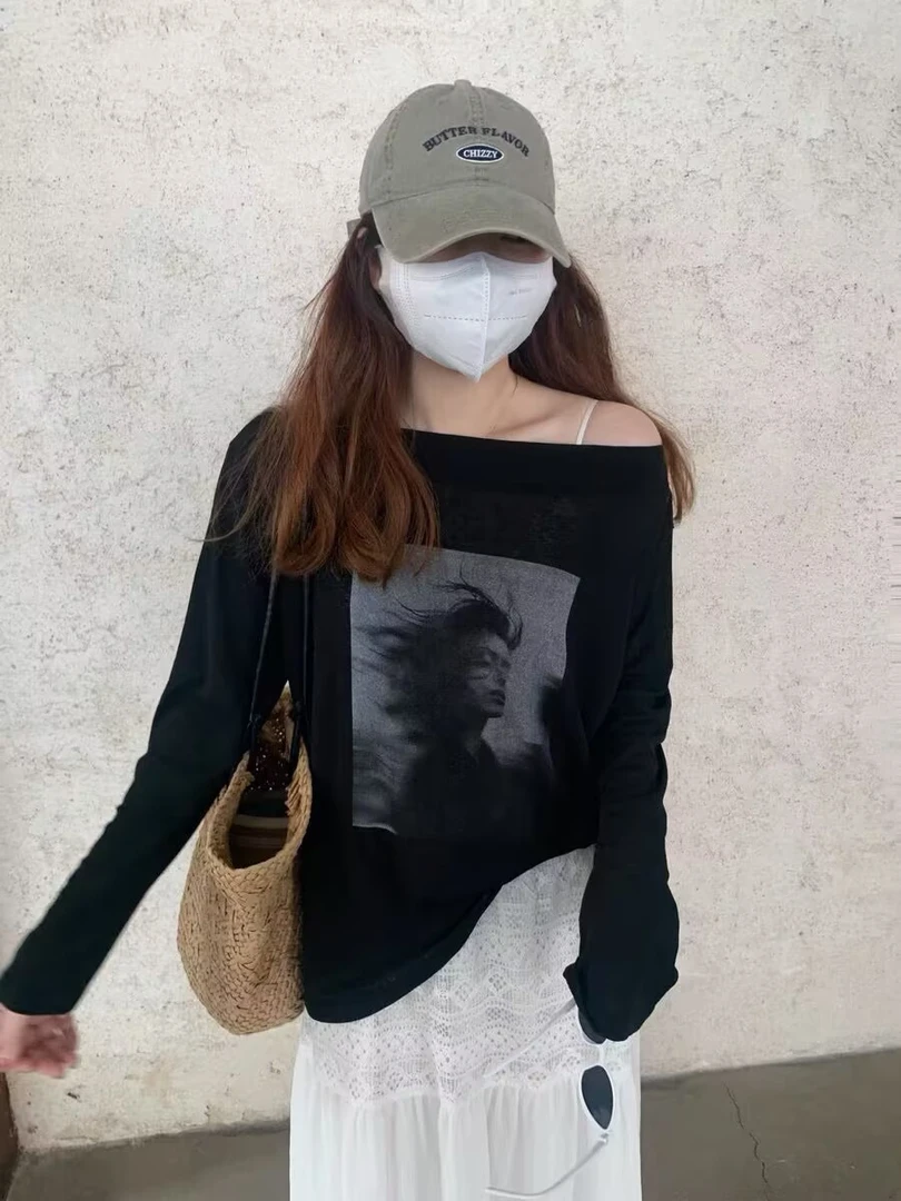 棉➕莱赛尔欧货无感印花夏季时尚穿搭防嗮衫