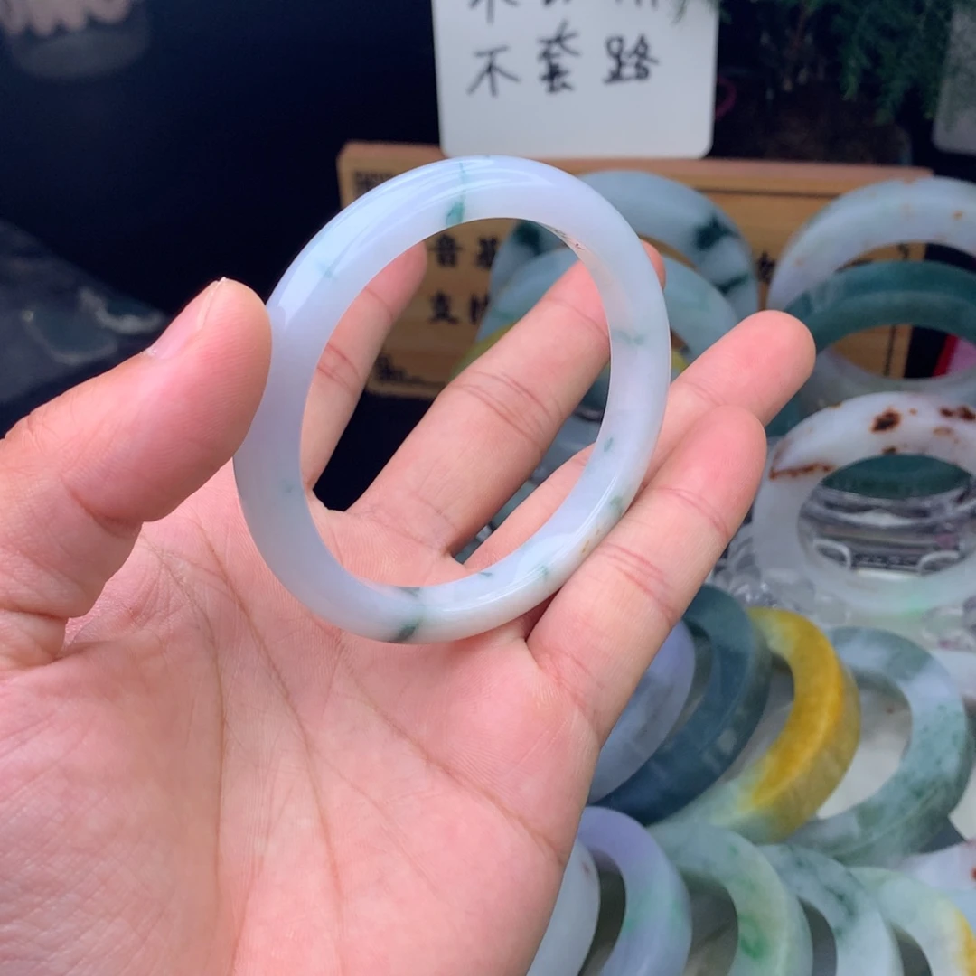 翡翠手镯未镶嵌手镯55-56-57
